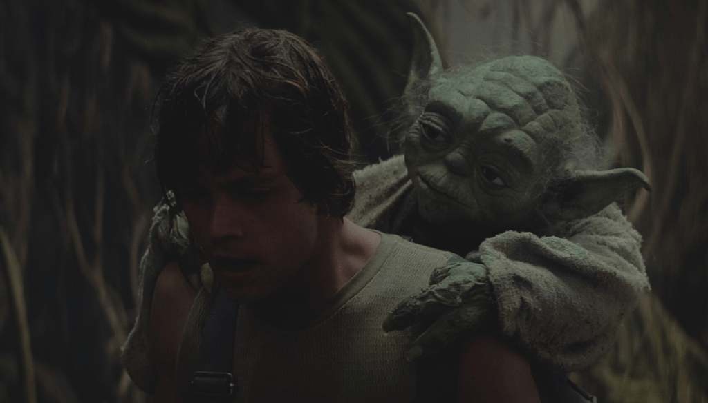 Mark Hamill e Frank Oz Star Wars: L'impero colpisce ancora (1980) diretto da George Lucas 