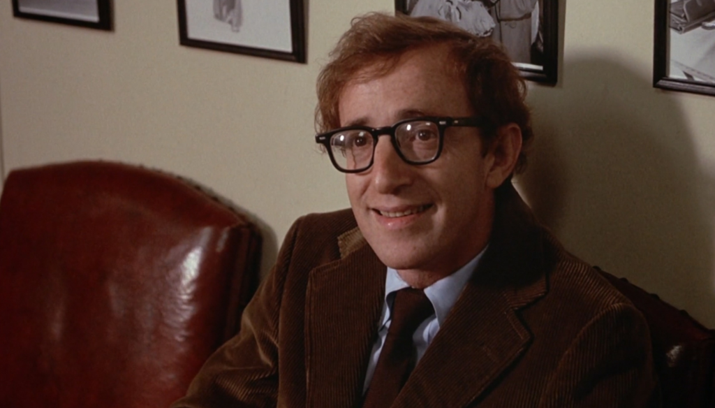 Woody Allen in una scena di Io e Annie (1975) du Woody Allen