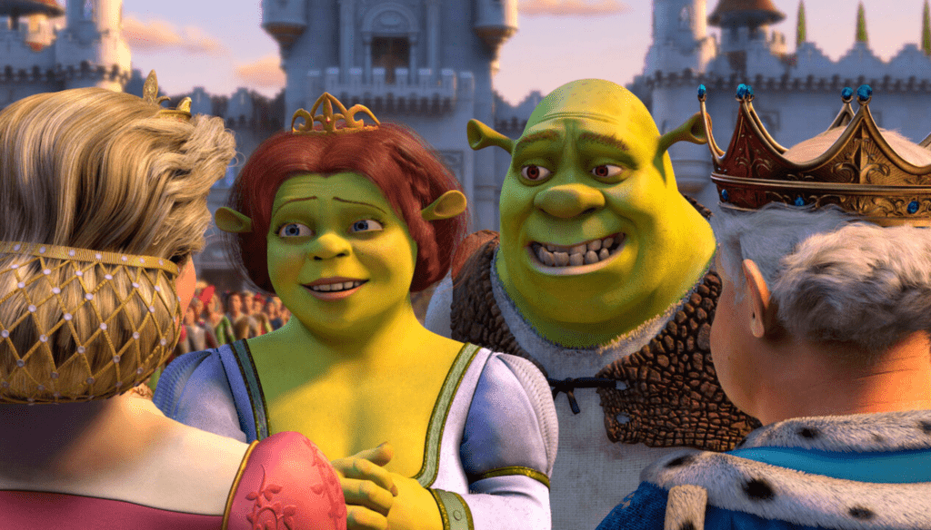 Una scena di Shrek 2 (2015), sequel di Shrek