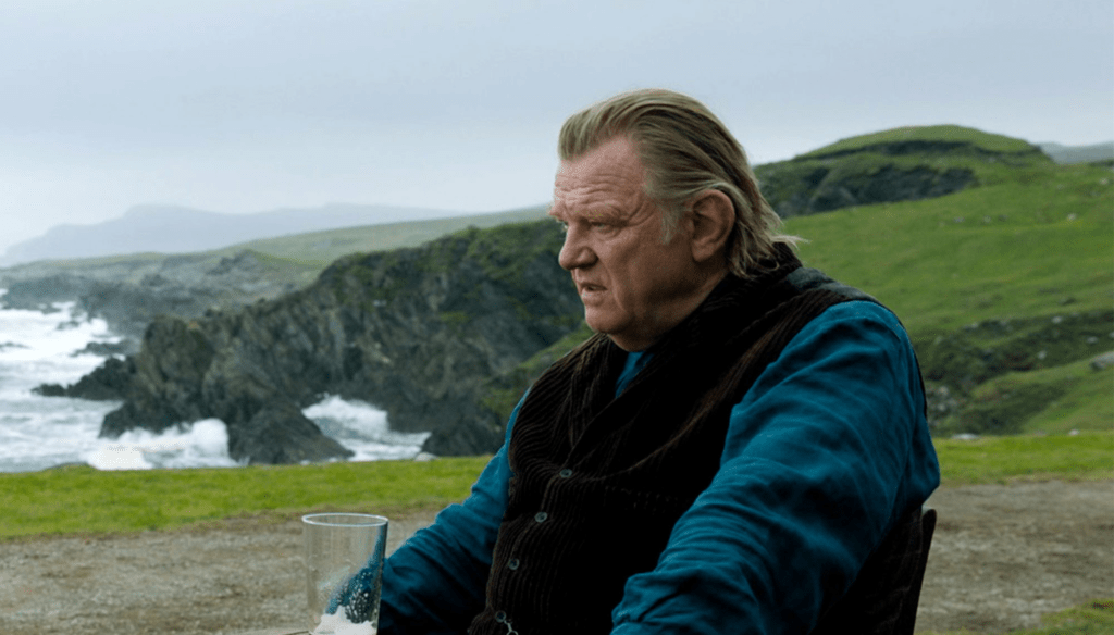 Brendan Gleeson in una scena di Gli spiriti dell'isola (2022) di Martin McDonagh