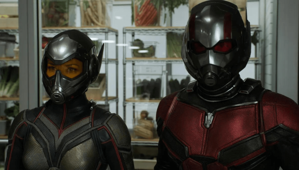 Scott Lang e Hope Pym in una scena di Antman and the Wasp (2018) di Peyton Reed