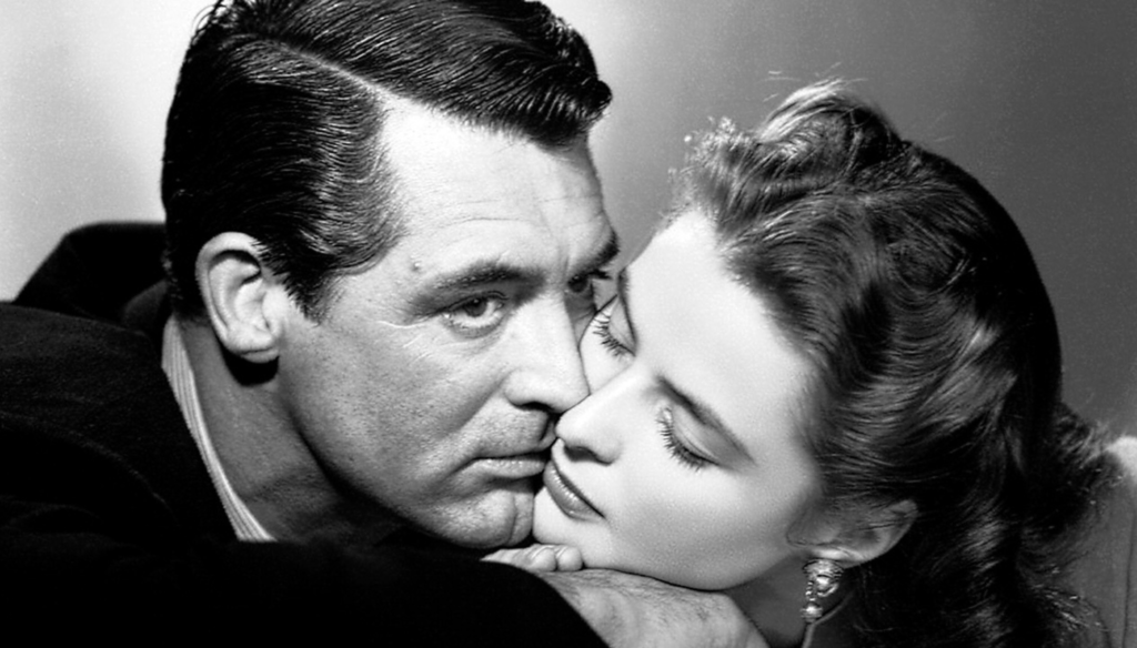 Ingrid Bergman e Cary Grant in una scena di Notorius (1946) di Alfred Hitchcock