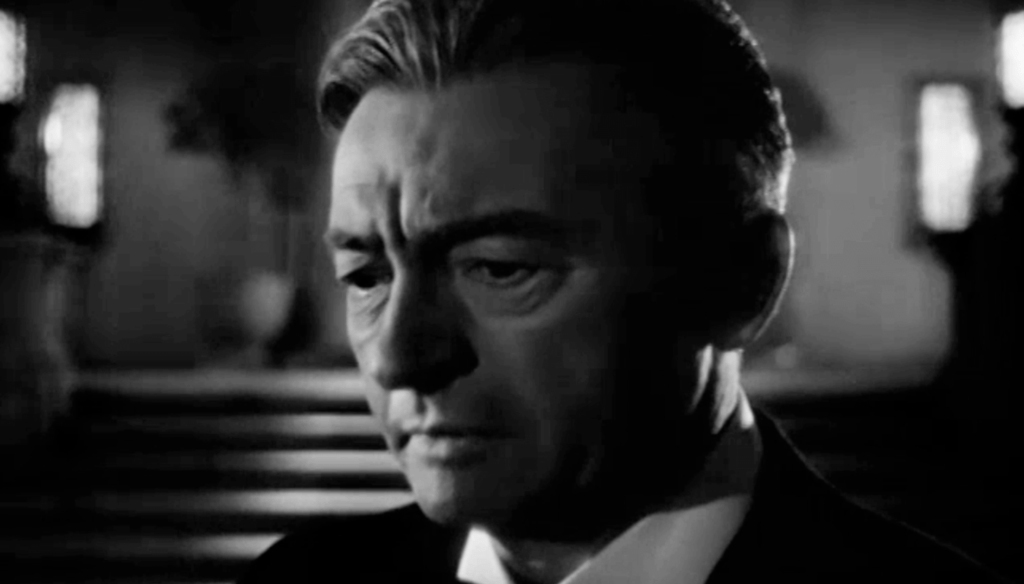 Claude Rains in una scena di Notorius (1946) di Alfred Hitchcock