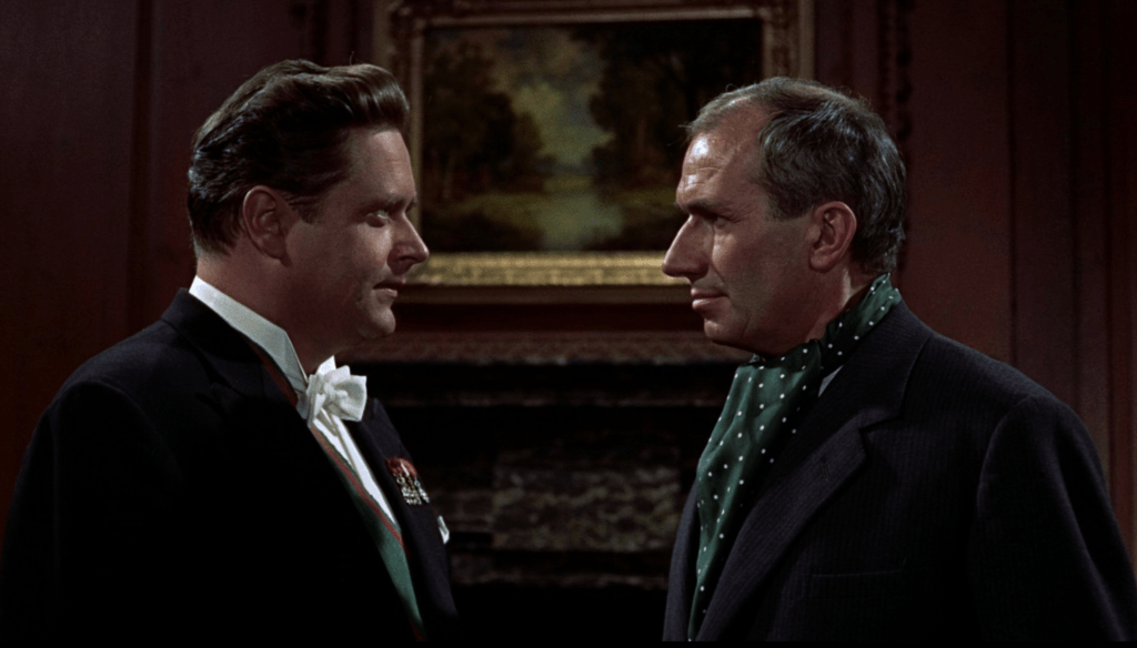 Bernard Miles e Mogens Wieth in L'uomo che sapeva troppo (1956) di Alfred Hithcock