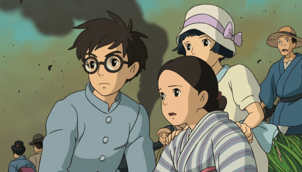 Joro in una scena di Si alza il vento (2013) di Hayao Miyazaki