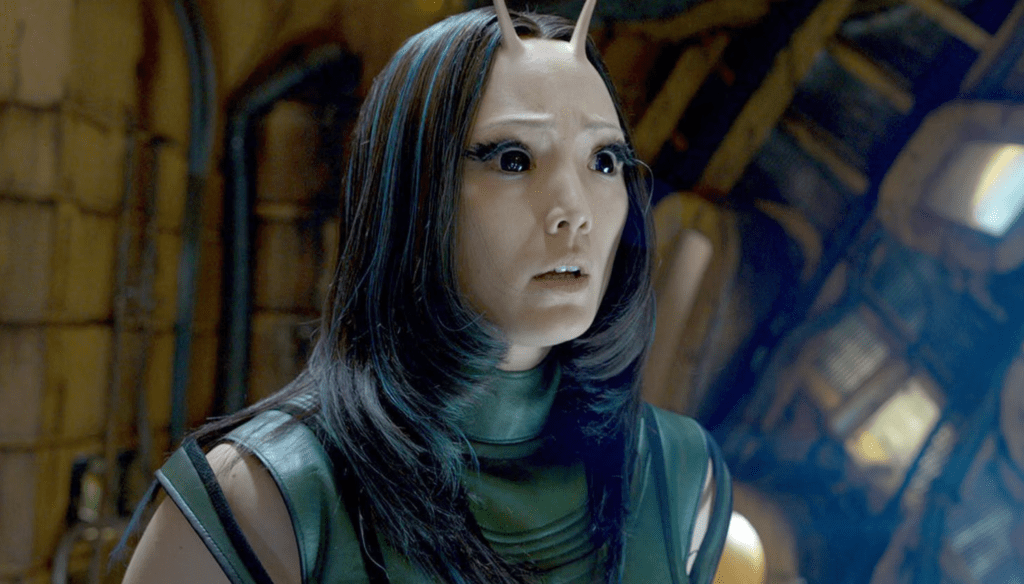 Mantis in una scena di Guardiani della Galassia Vol. 3 (2023) di James Gunn