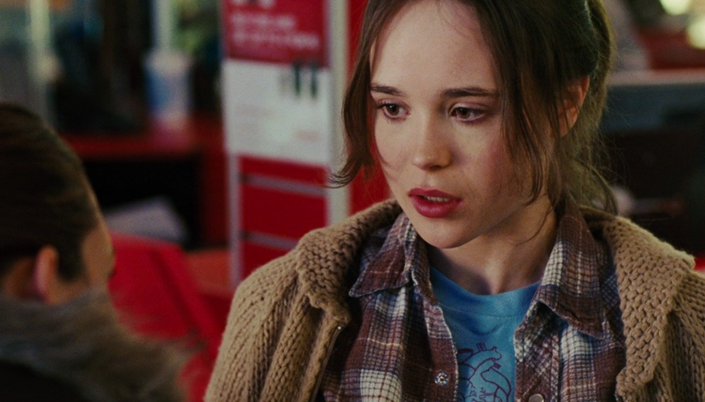 Elliot Page in una scena di Juno (2007) di Jason Reitman