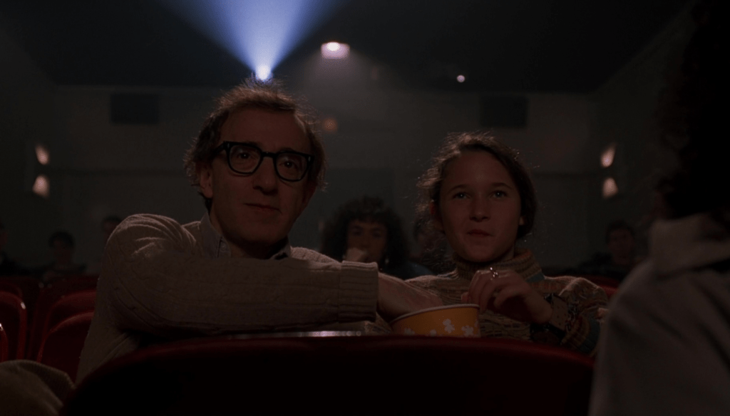 Woody Allen in una scena di Crimini e misfatti (1989) di Woody Allen
