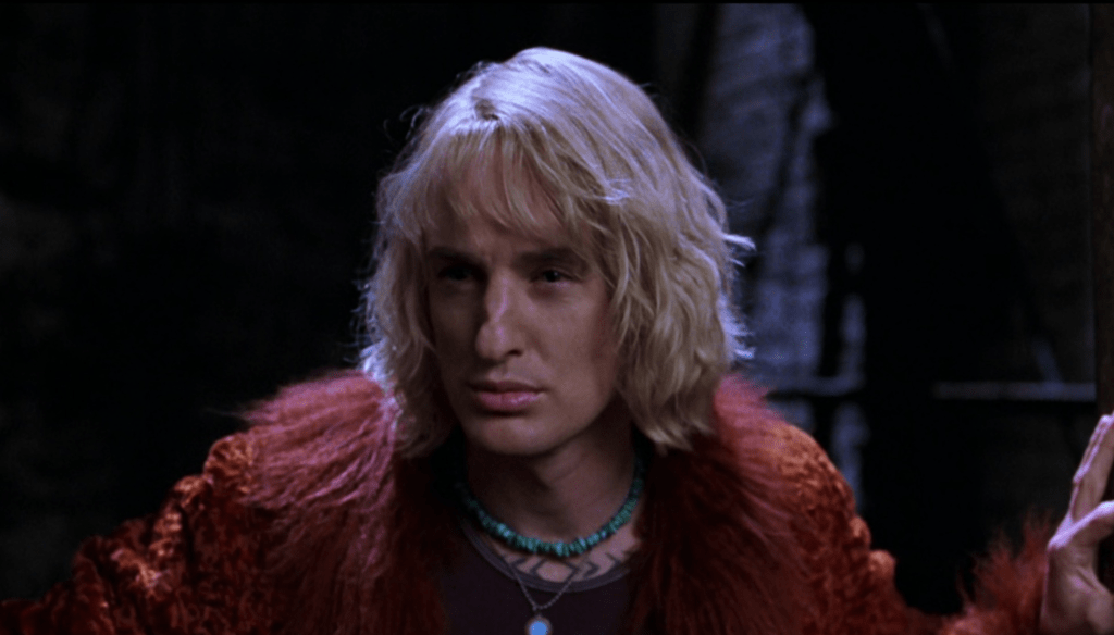 Owen Wilson in una scena di Zoolander (2001) di Ben Stiller