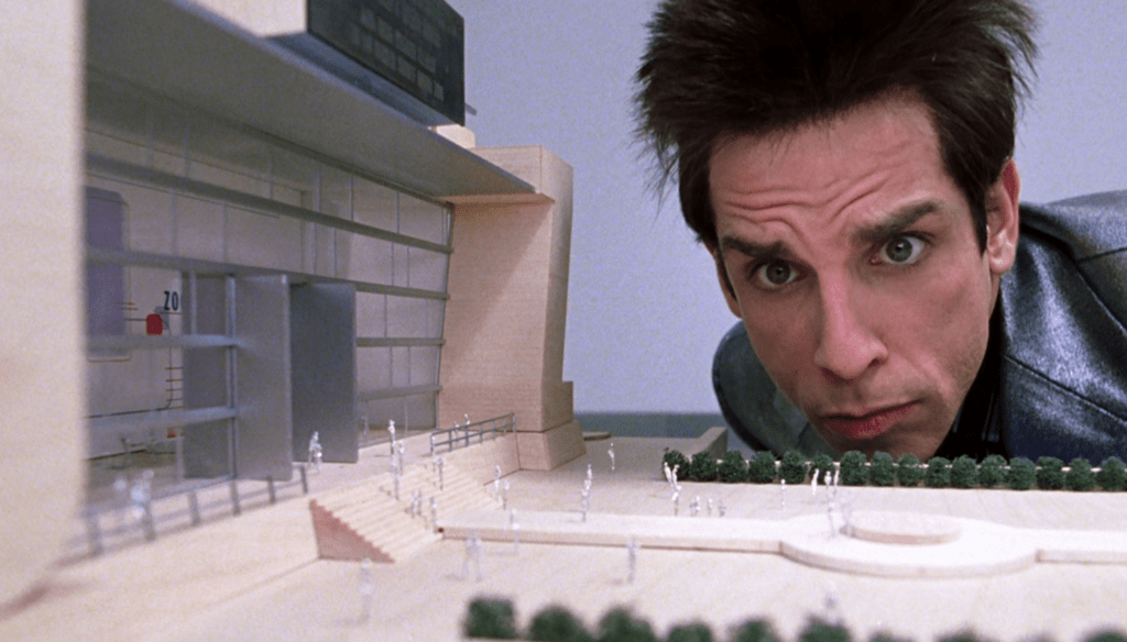 Ben Stiller in una scena di Zoolander (2001) di Ben Stiller