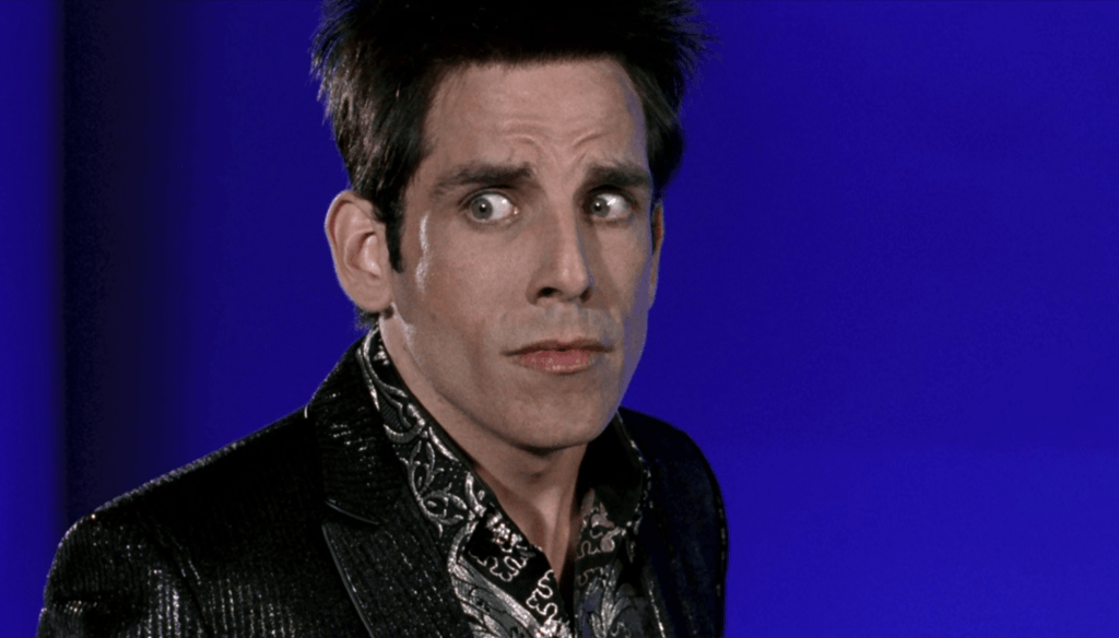 Ben Stiller in una scena di Zoolander (2001) di Ben Stiller