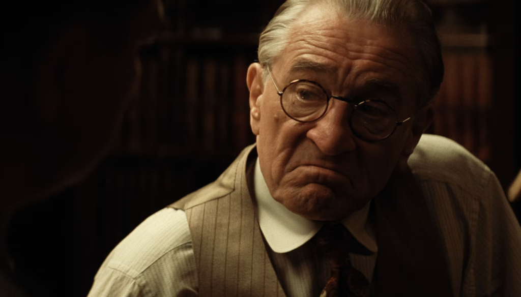 Rovert De Niro in una scena di Killers of the flower moon (2023) di Martin Scorsese