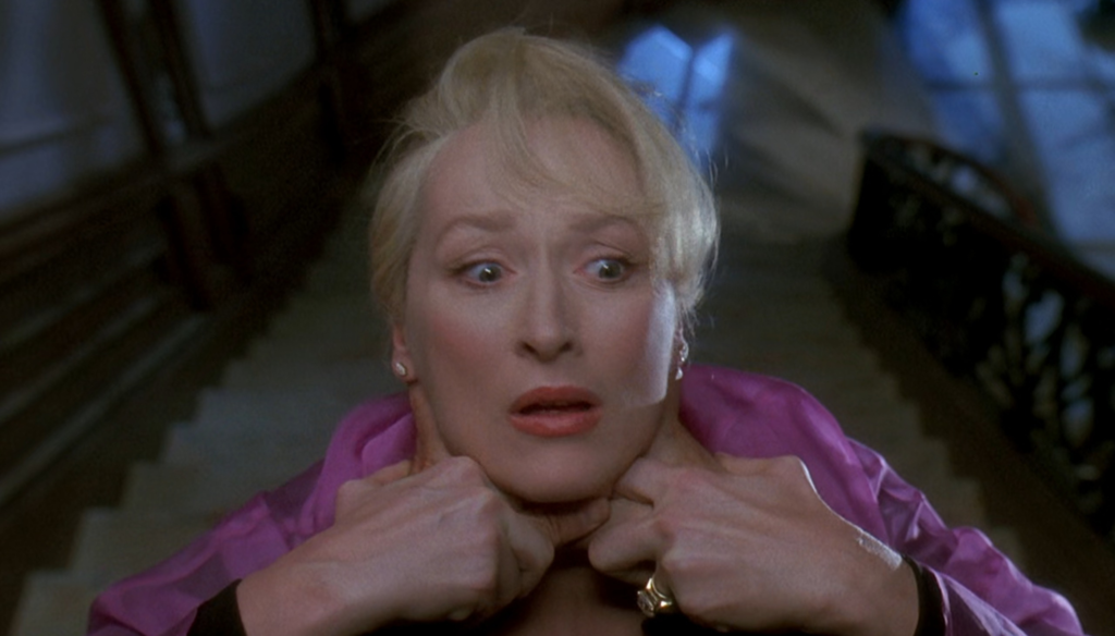 Meryl Streep in una scena di La morte ti fa bella (1992) di Robert Zemeckis