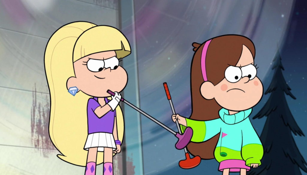 Pacifica e Mabel in Gravity Falls (2012 - 2016)