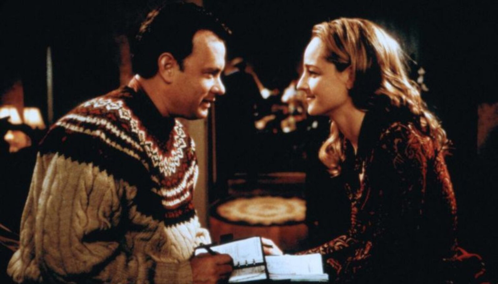 Tom Hanks e Helen Hunt in Cast Away (2000) di Robert Zemeckis