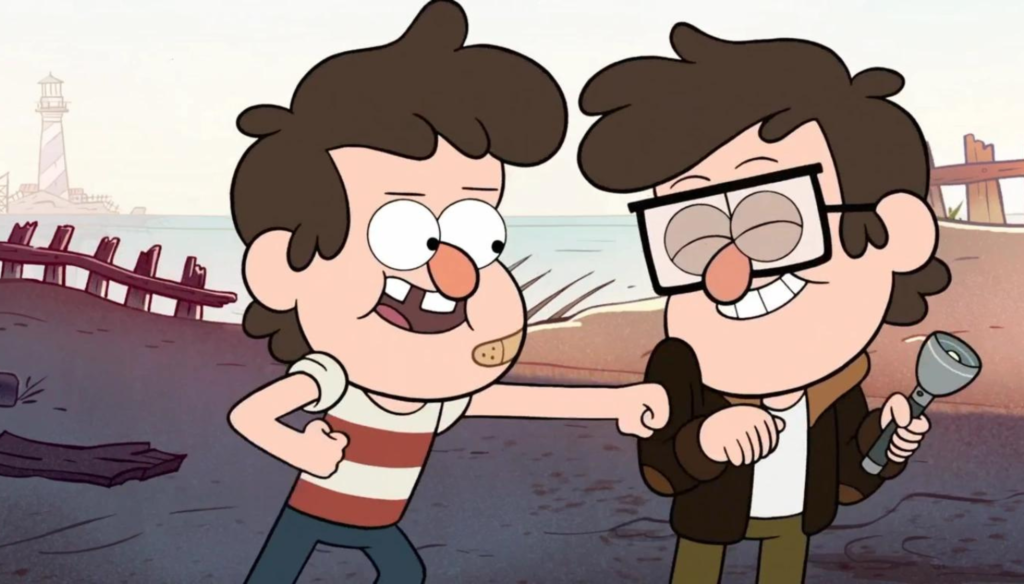 Stan e Ford da bambini in Gravity Falls (2012 - 2016)