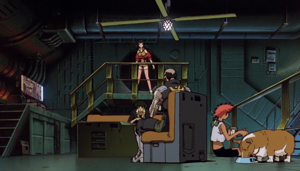 L'equipaggio del Bebop nella serie anime Cowboy Bebop (1998-1999) di Shin'ichirō Watanabe