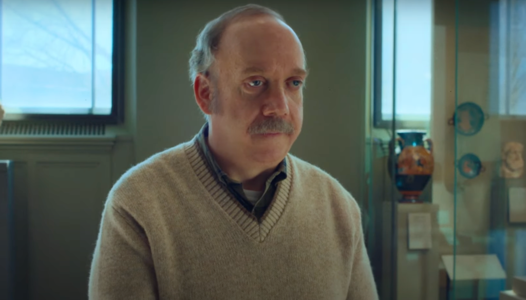 Paul Giamatti in una scena di The Holdovers (2023) di Alexander Payne