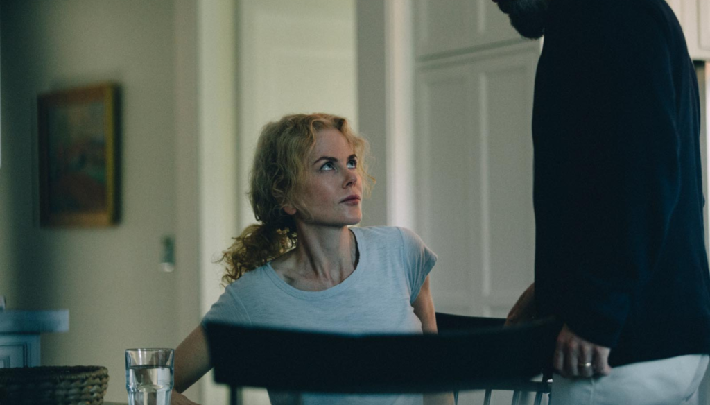 Nicole Kidman e Colin Farell in una scena di Il sacrificio del cervo sacro (2017) di Yorgos Lanthimos