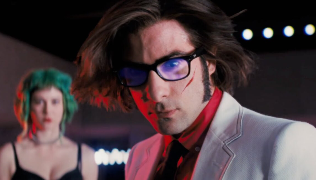 Jason Schwartzman in una scena di Scott Pilgrim vs The World (2010) di Edward Wright