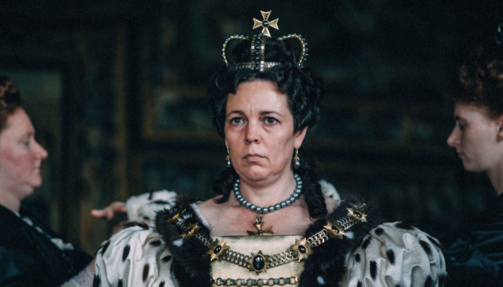 Olivia Colman in una scena di La Favorita (2018) di Yorgos Lanthimos